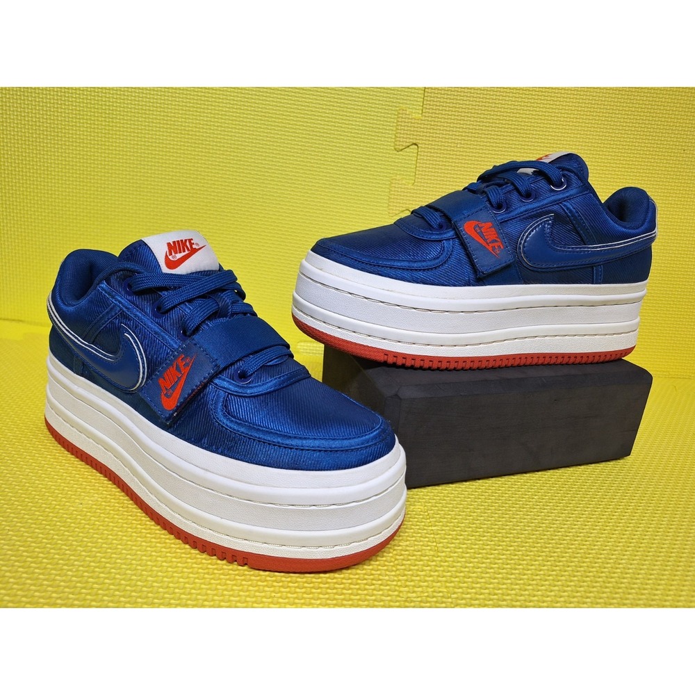 Nike Vandal 2K Gym Blue Double Stack Platform Sneakers US Sz 8 Womens AO2868-400